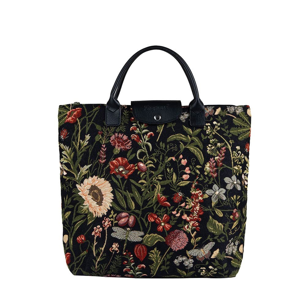 Tapestry Foldable Tote Bag Reusable Shopping Bag Grocery Bag in Morning Garde…