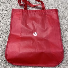 Lot of 5 Lululemon Reusable Shopping Bags Totes Red Black 2x Big 3x Small Sizes