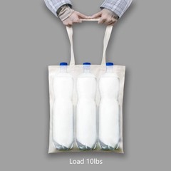 5 | 12 | 24 | 48 | 192 Pack Economical Cotton Tote Bags, Lightweight Medium R…