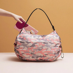 1pc Foldable Camouflage Shopping Bag Large Capacity Travel Tote – NEW