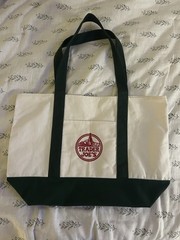 Trader Joe’s Canvas Tote Green set of 3 mini, small, and large sizes