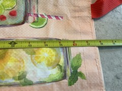 TJ Maxx Large Reusable Shopping Tote Bag Summer Cold Drinks NEW