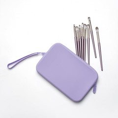 WHHJM Large Silicone Multifunctional Essential Bag Portable Travel Purple