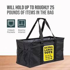 Extra Large Utility Tote Bag – Oversized Collapsible Large Beach Bag, Great f…