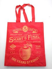 Smart & Final 150th Anniversay Shopping Tote Wholesale Grocery Chain Store