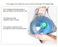 Designer Reusable and Foldable Shopping Bag-1 pcs