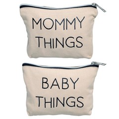Pearhead Mommy and Baby 2 Count (Pack of 1), Travel Pouches