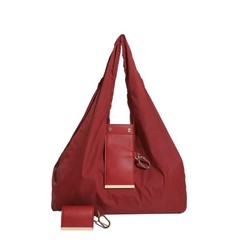 Foldable Reusable Tote Bag with Keychain Pouch