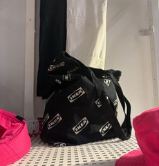 AURTIENDE Bag IKEA Shopping Recycle Black Limited Collection 205.789.72/20578972