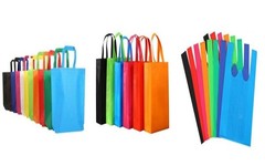 20pcs Halloween Non-woven Tote Bags Gift Waterproof Handbag Fabric Pouch Party