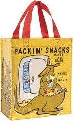 Handy Tote Bag You Gonna Eat That Recycled & Reusable Sturdy Canvas Shopping Bag