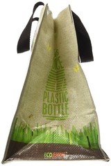 5 Pack Laminated Mini Woven Reusable Grocery Shopping Bags Recycled Eco Tote