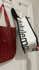 Lululemon Reusable Foldable Shopping Bags Set Multicolor Recycled Materials