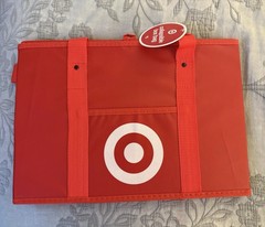 Target Collapsible Box Bag Reusable Foldable Compact NWT