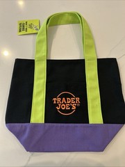 Orange, Black, And Green Trader Joe’s. Halloween Tote Bag Limited Edition 2025