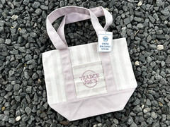 TRADER JOE’S 2026 Mini Stripe Canvas Tote Bag