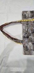 Traditional Pattern Foldable Fabric Reusable Shopping Bag Medium Brown Two-Piece
