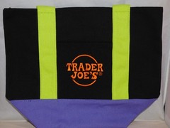 Trader Joe’s – Mini Canvas Tote Bag – Multicolor – Halloween 2025 – Limited Ed