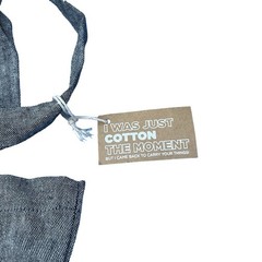 Stanford Blood Center Recycled Cotton Tote Bag 16×14 Gray student nurse gift NEW