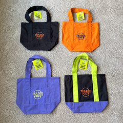 Trader Joe’s Mini Totes Set of 4 Halloween Colors NWT Black Orange ON HAND