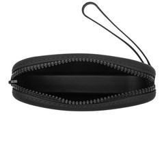 WHHJM Small Silicone Multifunctional Essential Bag Portable Travel Black