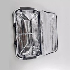 Insulation bag, large capacity, foldable, for outdoor use, camping, in cars, por