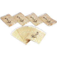 500 Gold Color Paper Jewelry Shopping Gift Bags 6″ x 9″