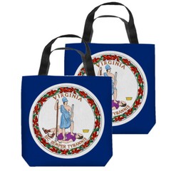 Virginia Flag Tote Bag – 3 Sizes