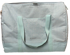 KEEPCOOL Extra Large Reusable Insulated Shopping Cooler Bag 22” Wide Zip Close