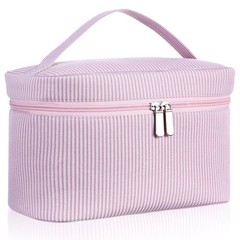 Huhumy Large Makeup Bag for Women Toiletry Bag, Aesthetic Cute pink