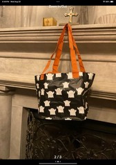 IKEA Halloween KUSTFYR Reusable Ghosts Bag Trick or Treat NEW