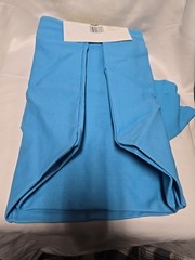 3 Pack Reusable Cotton Canvas Bags Blue