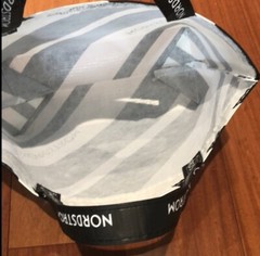 Nordstrom Shopping Tote Bag Reusable Plastic Shopping Eco Black Small Bag