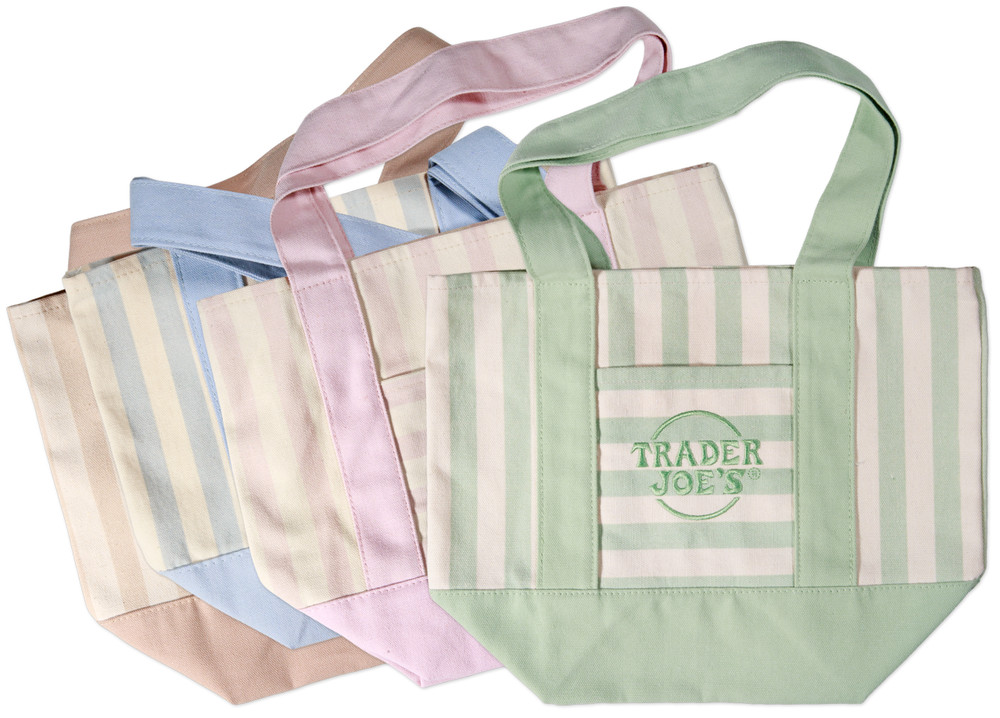Trader Joes Striped Tote
