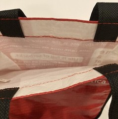 Lululemon Small Manifesto tote Reusable Shopping Bag 9×12” No Snap