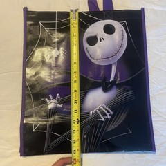 JACK SKELLINGTON SALLY Mini Blow Mold + Reusable Black Shopping Gift Bag Handle