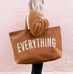 RIVERICH 28″ Canvas Tote Bag -Extra Large Shopping Beach Totes Bags Reusable Bag
