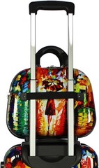 World Traveler 13-Inch Cosmetic Case Shoulder Tote, Paris Nights