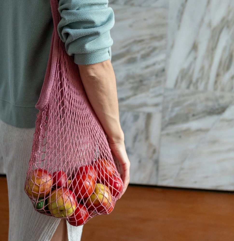 Reusable Shopping Bag With Case. Net bag – roomy, fashionable, stylish, strong!