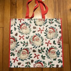 TJX Large Shopping Tote Bag – Lotta Santa Claus – Reusable EcoFriendly🎄SANTA