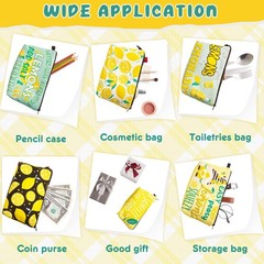 Reginary 6 Pcs Makeup Bags Purse Travel Cosmetic Pouch Waterproof Multicolor