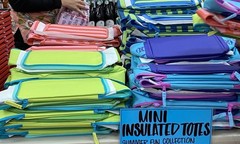 6 Trader Joe’s Mini Insulated Bags Totes New Summer Fun Colors SHIP SAME DAY New