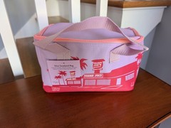 Trader Joe’s 2026 Insulated Mini Tote Bag – Pink/Purple