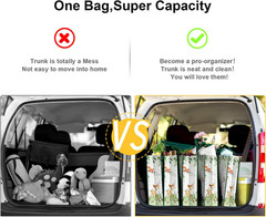 5 Pack Foldable Tote Bags 17.7 * 15 * 5 Inches Kids Party & Reusable Candy Goodi