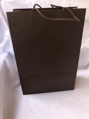 Louis Vuitton Paper Shopping Bag Reusable Brown 14″ x 9.6″ x 4.3″