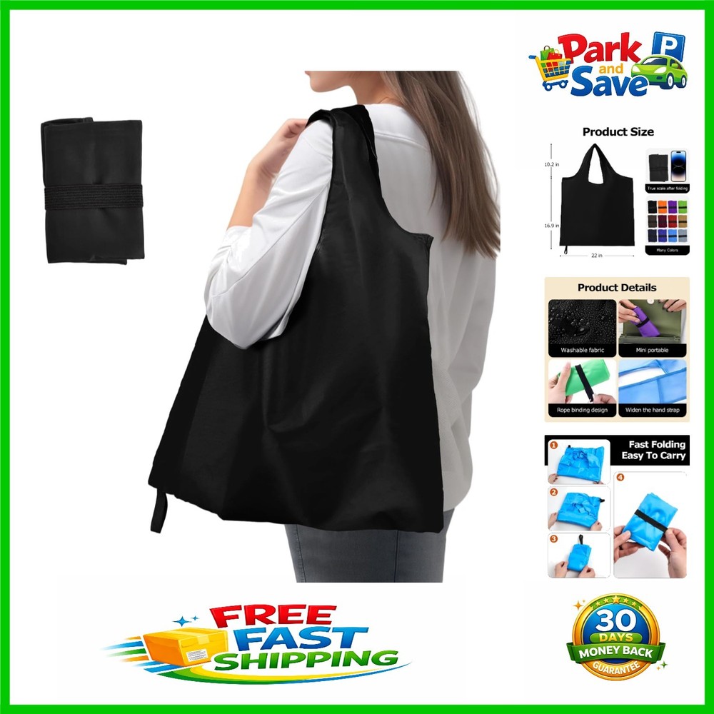 Versatile Reusable Grocery Bag – Compact, Washable, and Perfect for All Seasons