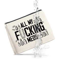 Funny Medicine Makeup Bag Gifts for Nurse Practitioner Pharmacist Patient FUR