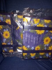 Sunflowers “Let us put our minds Together Reusable Shopping Bag Set Of 2