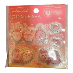 New JAPAN 7-Eleven Sticker in stores Chiikawa Pink Sakura