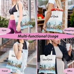 Jeilink New York Souvenirs and Gifts Beach Weekender Tote Travel Newyork11